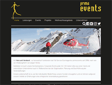 Tablet Screenshot of prima-events.de